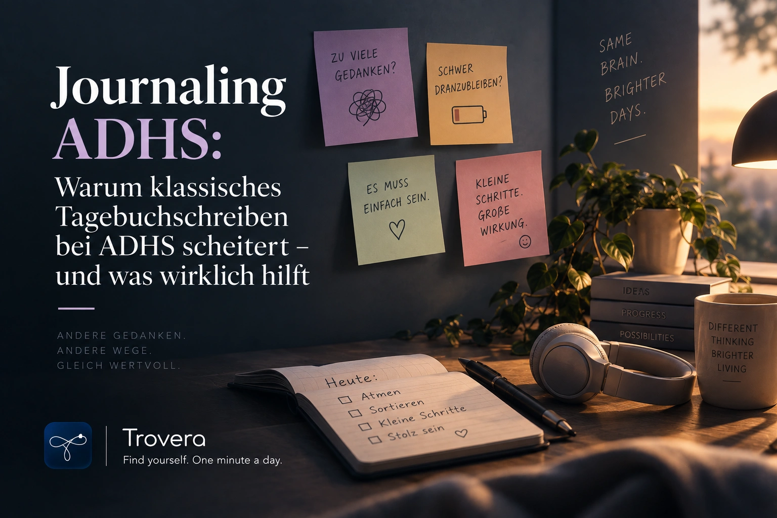 Journaling ADHS 2026: Warum klassisches Tagebuchschreiben bei ADHS scheitert – und was wirklich hilft